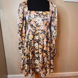 Talulah Floral S Babydoll Dress Silky Boho Style Fairy Core y2k 90’s feminine